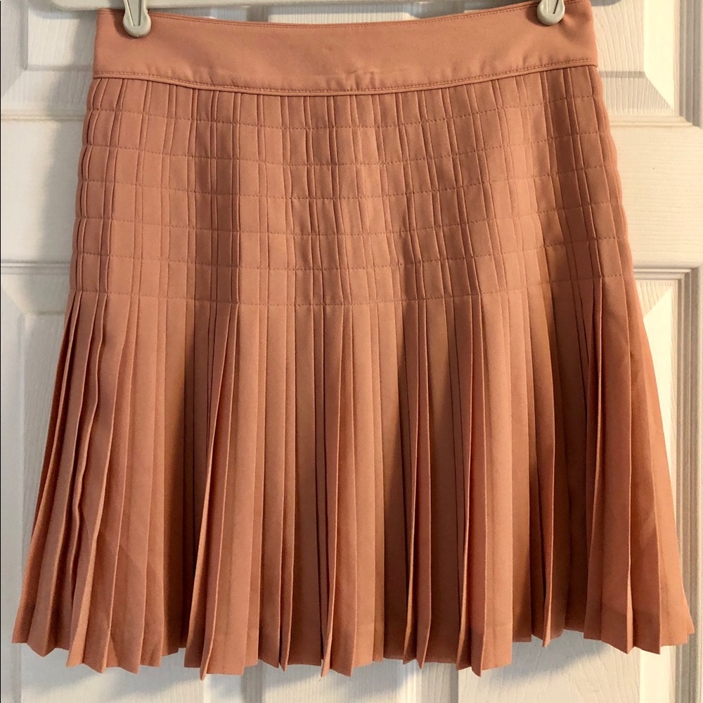 JCrew pleaded skirt, NWT, size 00 (fits like 0)